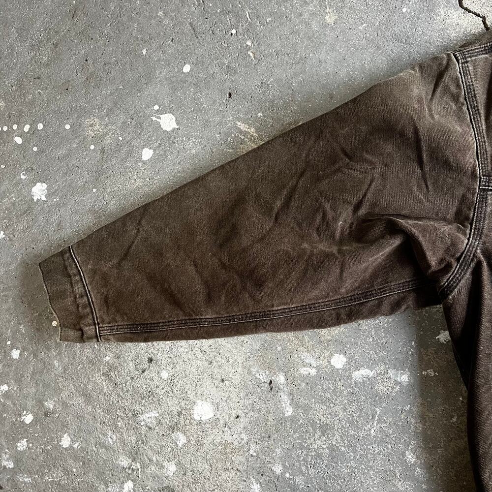 Carhartt JB182 brown trucker work wear jacket - Picture 4 of 7